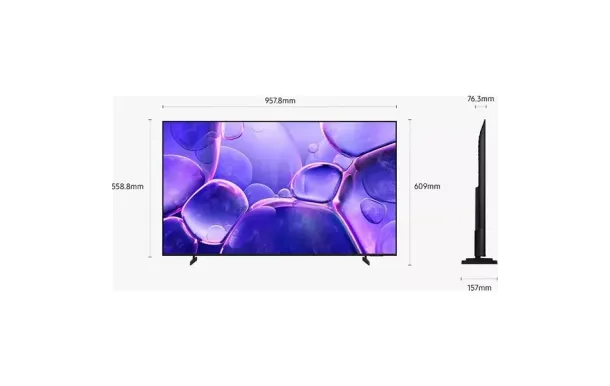 SAMSUNG Téléviseur UHD 4K SA TU43U8005FUXXC